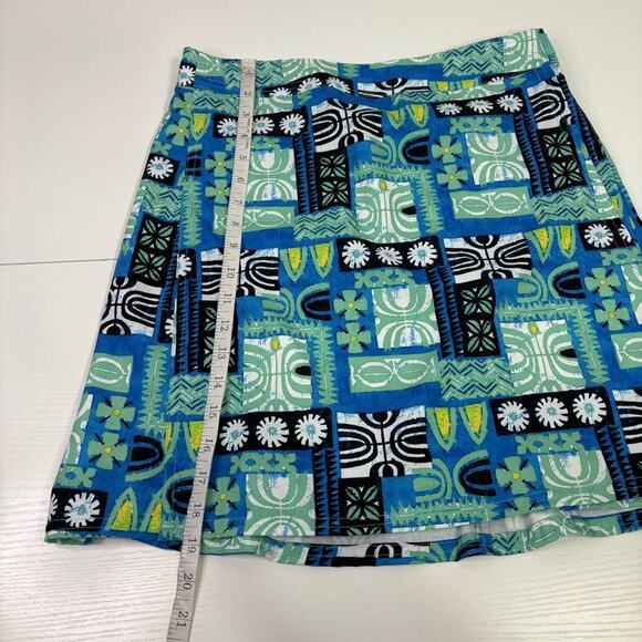 Ripskirt Hawaii Blue Mini Skirt Casual Resort Wear Size Small RR0859 - Picture 4 of 7
